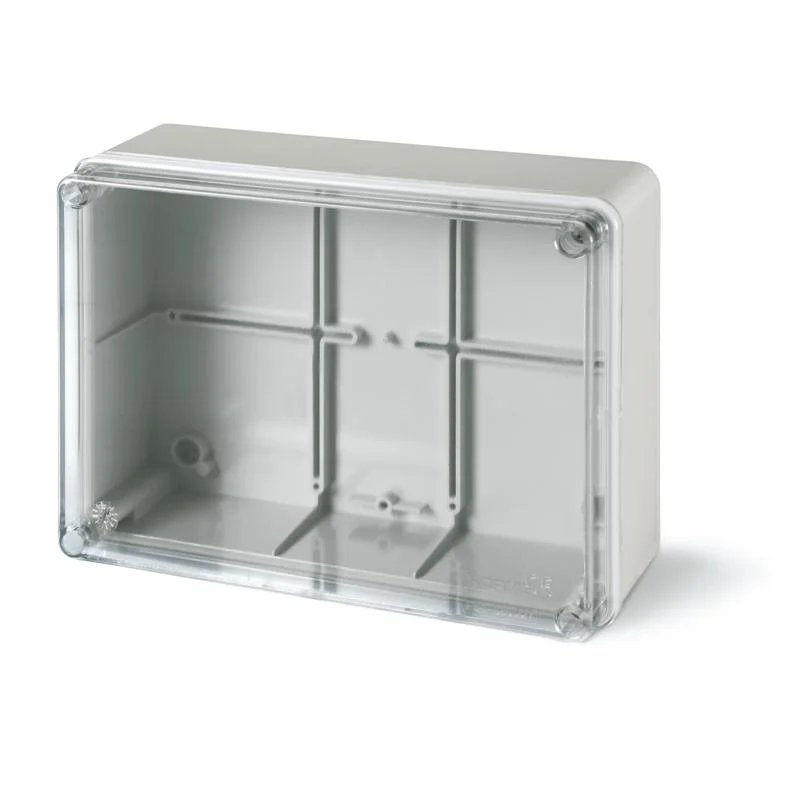 SCABOX Enclosure IP56 with Clear Cover 190x140x70mm