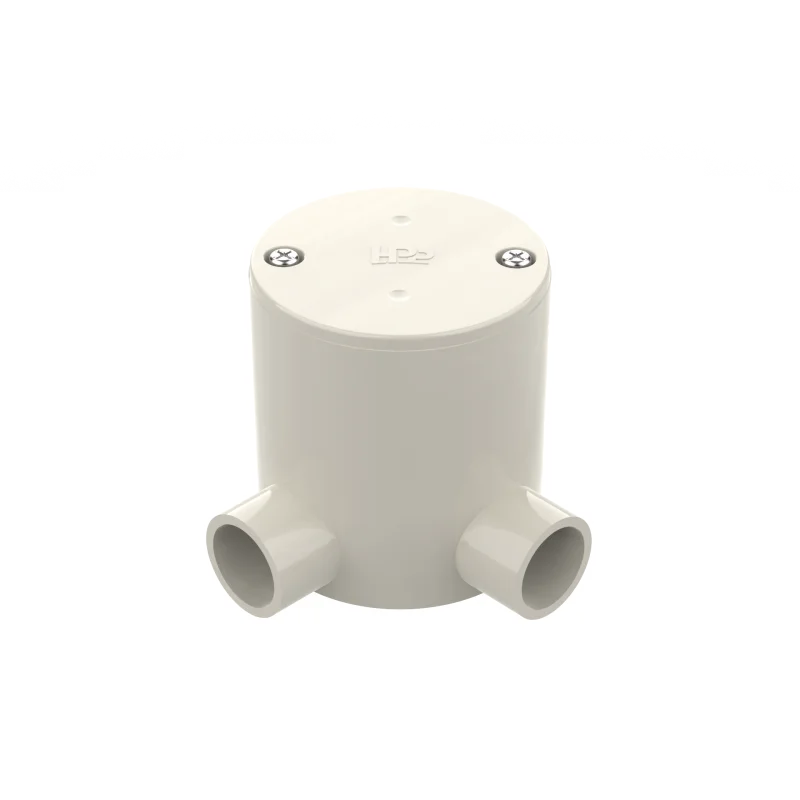 2-Way Angled Deep Round Junction Box