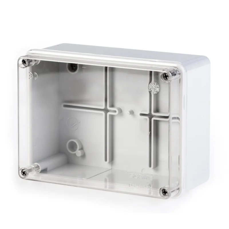 SCABOX Enclosure IP56 with Clear Cover 150x110x70mm