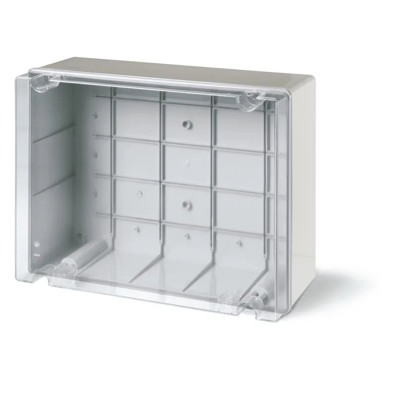 SCABOX Higher Enclosure IP56 with Clear Cover 380x300x170mm