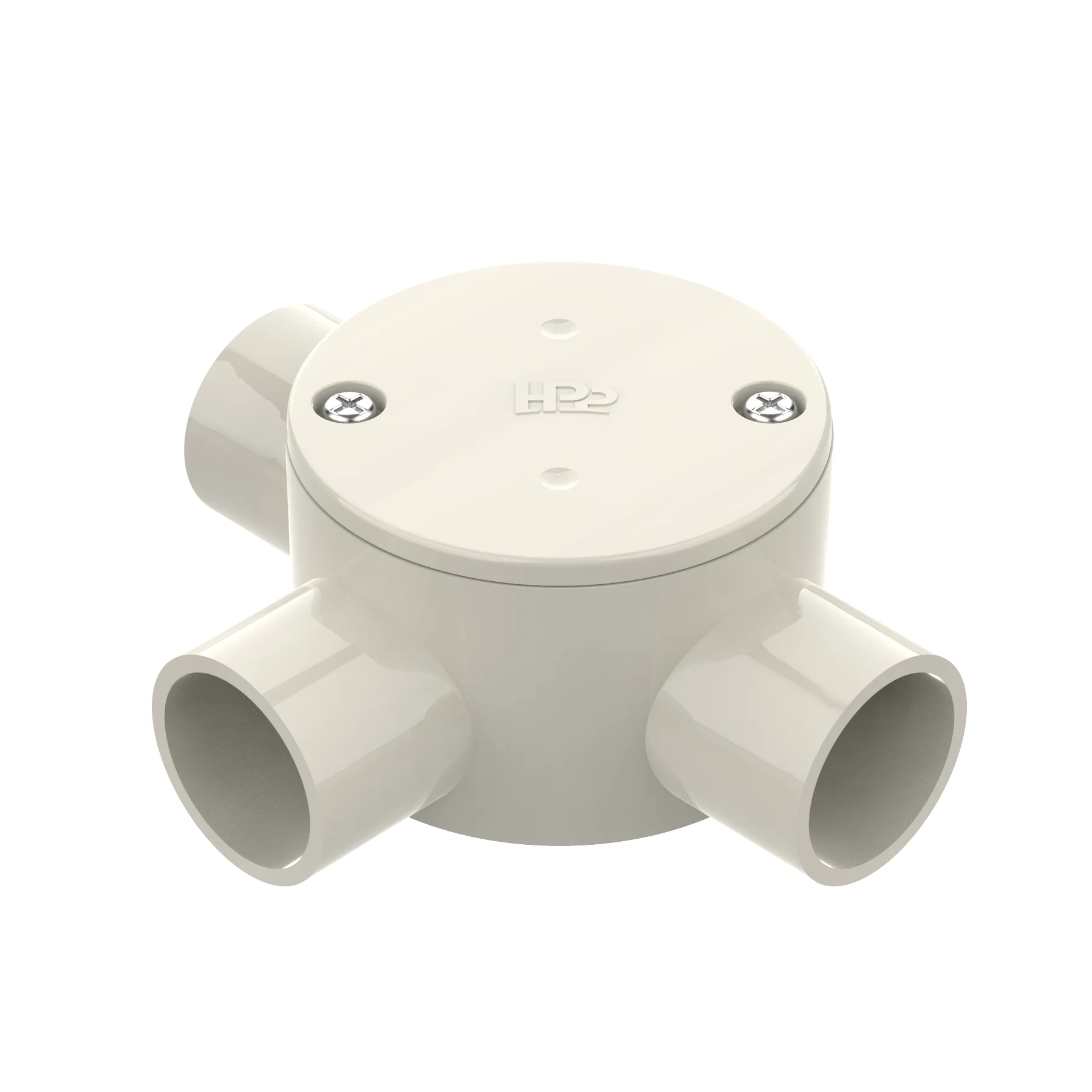 3-Way Shallow Round Junction Box