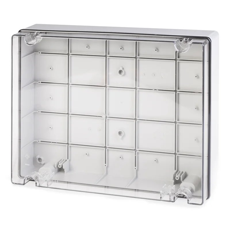 SCABOX Enclosure IP56 with Clear Cover 380x300x120mm