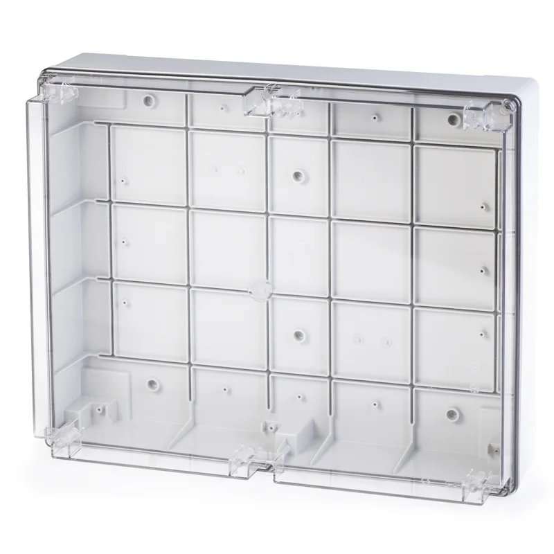 SCABOX Enclosure IP56 with Clear Cover 460x380x130mm