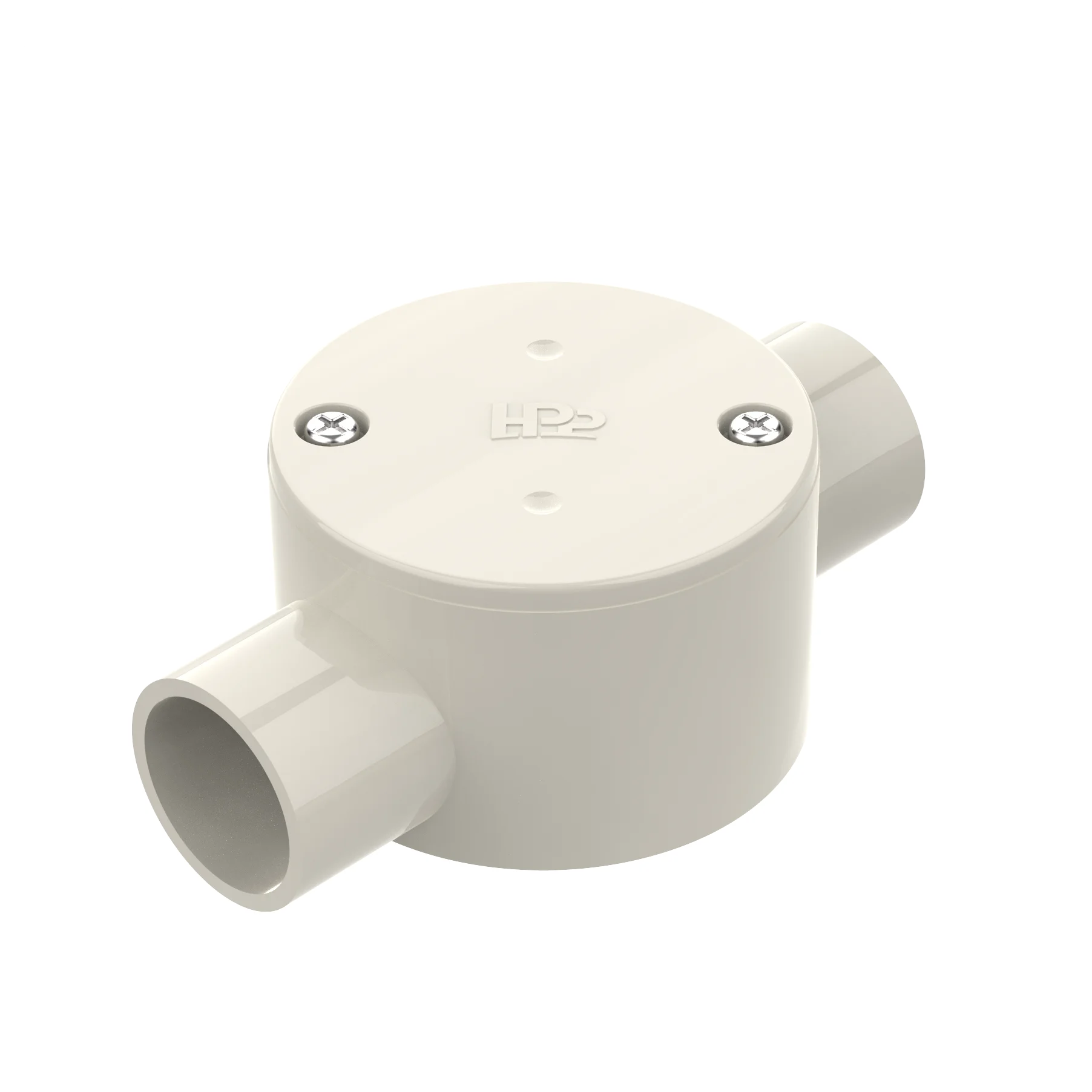 2-Way Shallow Round Junction Box