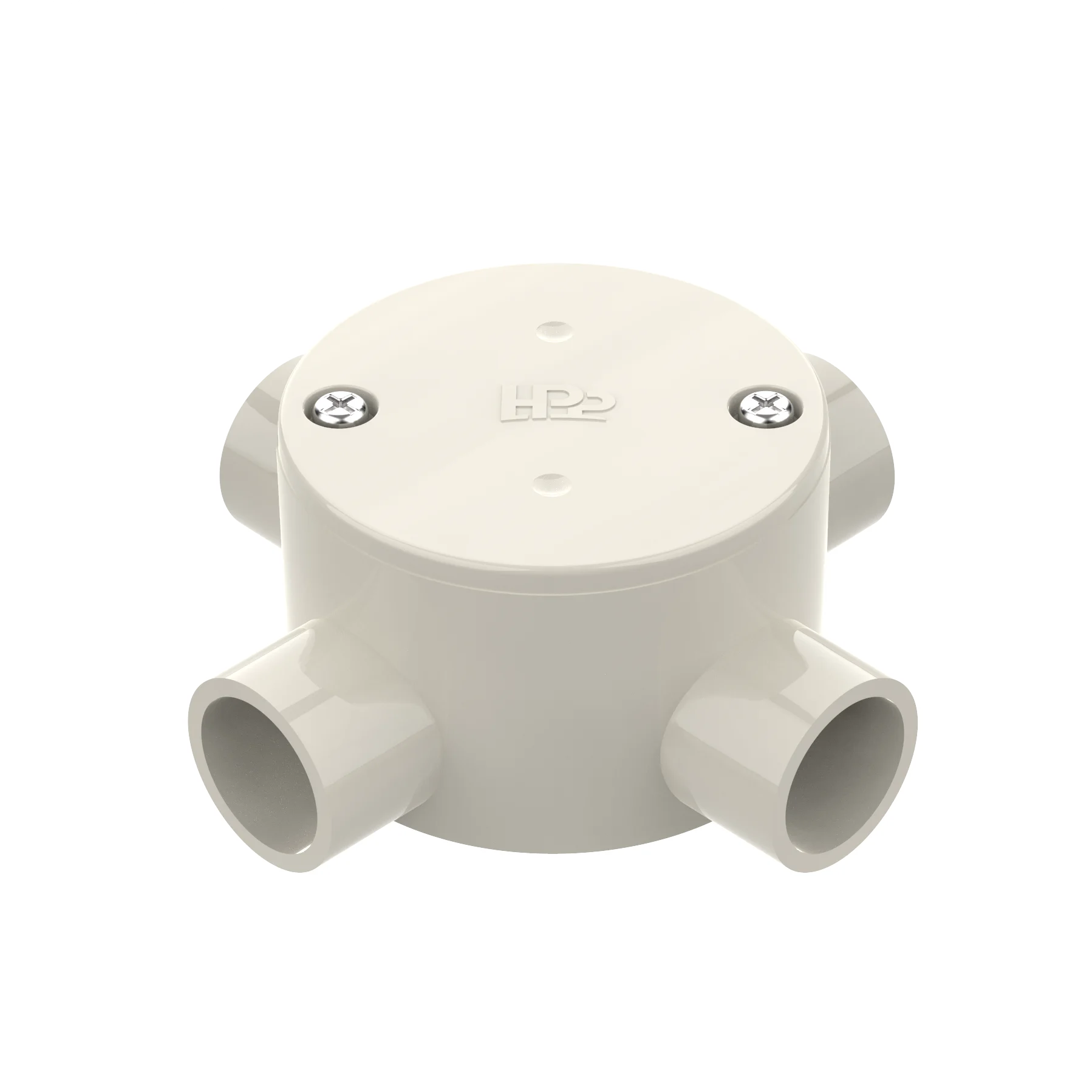 4-Way Shallow Round Junction Box